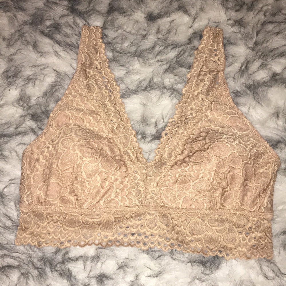 Large copper brown lacey bandeau